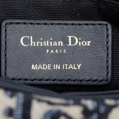 Christian Dior 2020 Navy Oblique 30 Montaigne 2-In-1 Pouch Bag