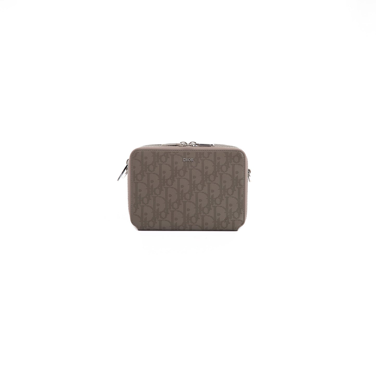 Christian Dior 2020 Oblique Galaxy Leather Messenger Pouch