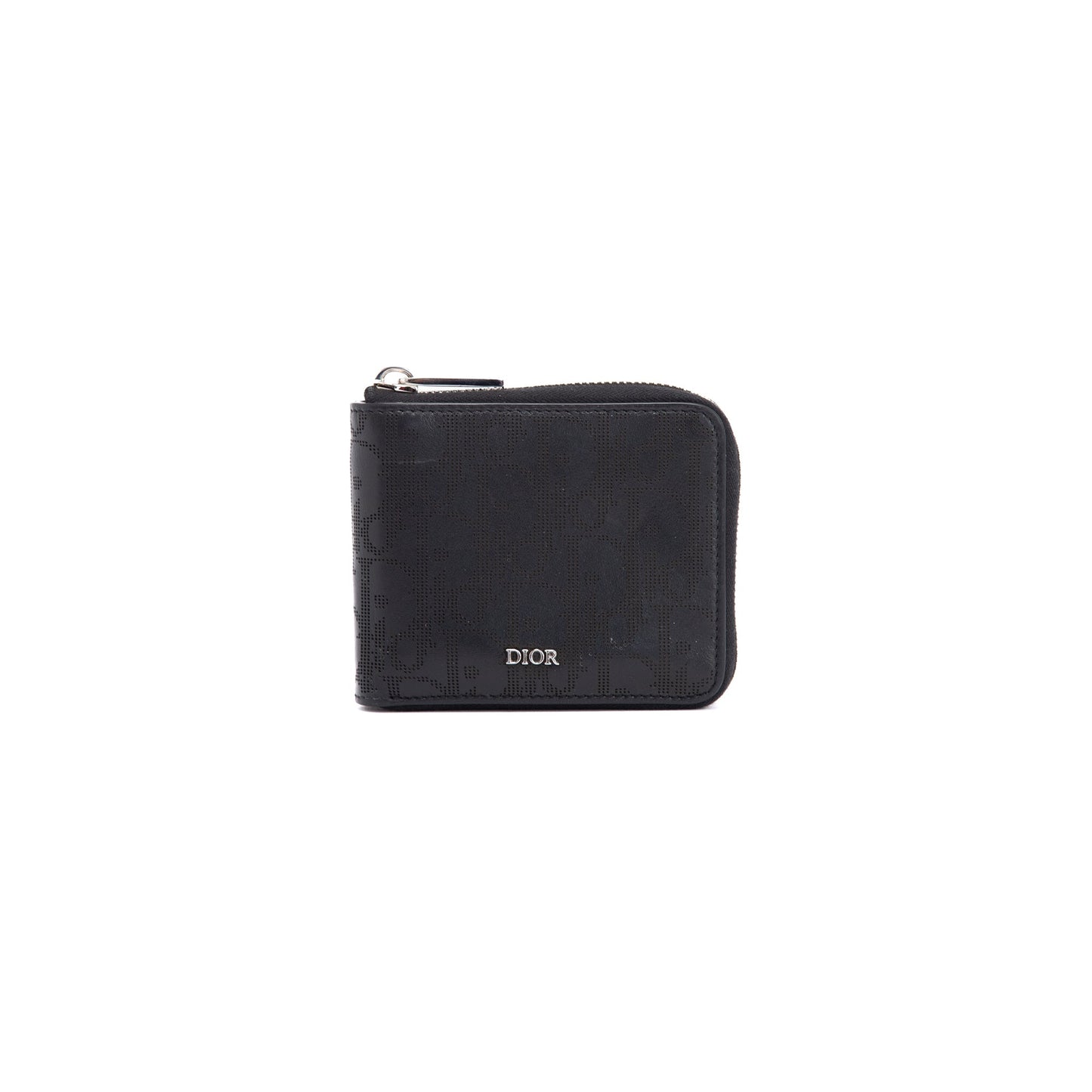 Christian Dior 2020 Oblique Galaxy Leather Zipped Wallet