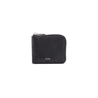 Christian Dior 2020 Oblique Galaxy Leather Zipped Wallet