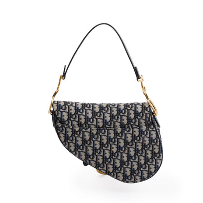 Christian Dior 2020 Oblique Medium Saddle Bag