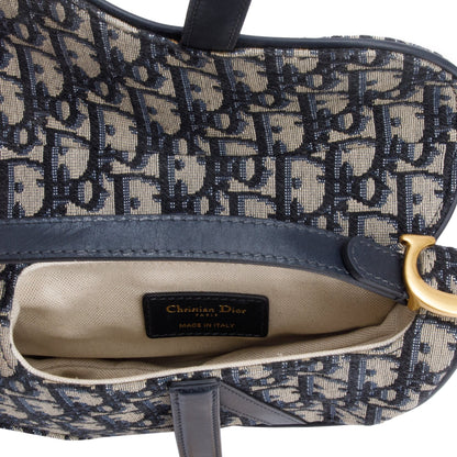 Christian Dior 2020 Oblique Mini Saddle Bag