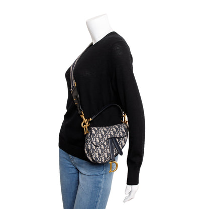 Christian Dior 2020 Oblique Mini Saddle Bag