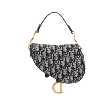 Christian Dior 2020 Oblique Mini Saddle Bag