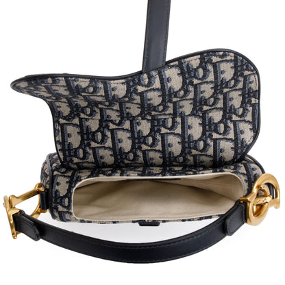 Christian Dior 2020 Oblique Mini Saddle Bag