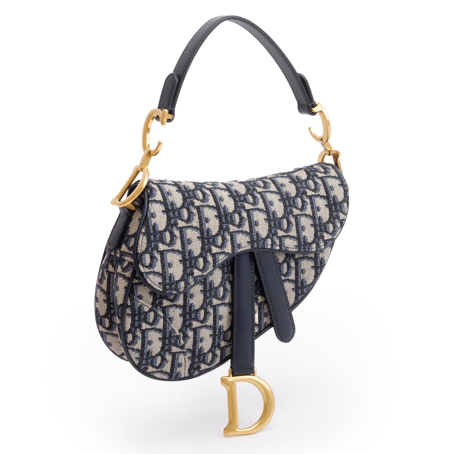 Christian Dior 2020 Oblique Mini Saddle Bag