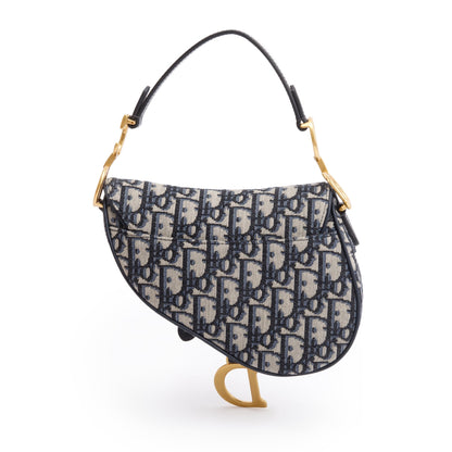 Christian Dior 2020 Oblique Mini Saddle Bag