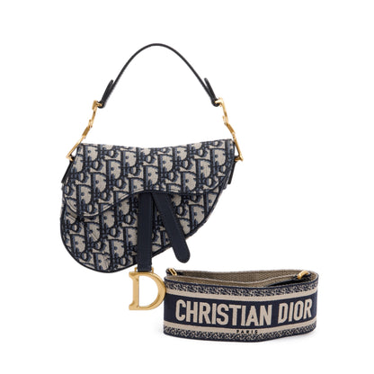Christian Dior 2020 Oblique Mini Saddle Bag