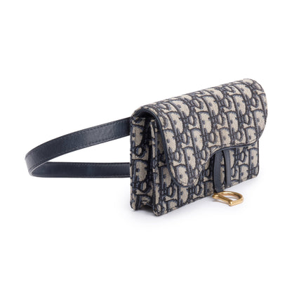 Christian Dior 2020 Oblique Saddle Belt Pouch
