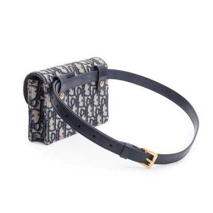 Christian Dior 2020 Oblique Saddle Belt Pouch