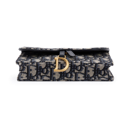 Christian Dior 2020 Oblique Saddle Belt Pouch