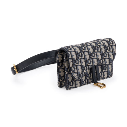 Christian Dior 2020 Oblique Saddle Belt Pouch