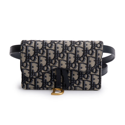 Christian Dior 2020 Oblique Saddle Belt Pouch