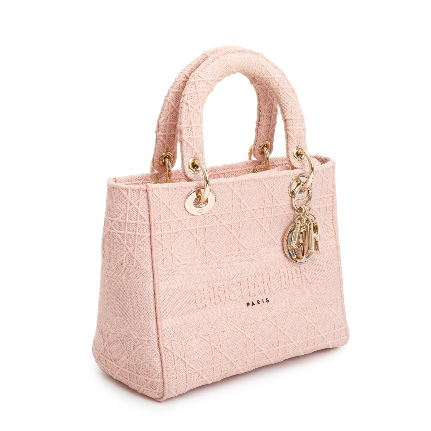 Christian Dior 2020 Pink Cannage Medium Lady D-Lite Bag