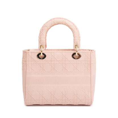 Christian Dior 2020 Pink Cannage Medium Lady D-Lite Bag