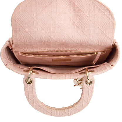 Christian Dior 2020 Pink Cannage Medium Lady D-Lite Bag