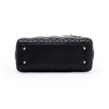 Christian Dior 2020 Small Black Lady Dior Bag