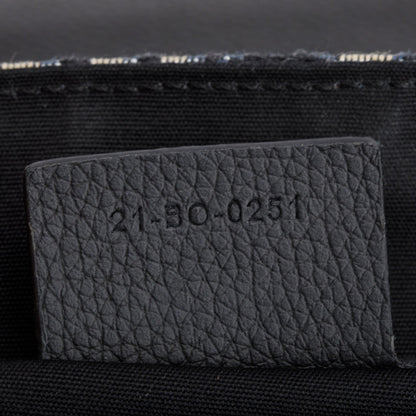 Christian Dior 2021 Black Oblique Mini Saddle Messenger Bag
