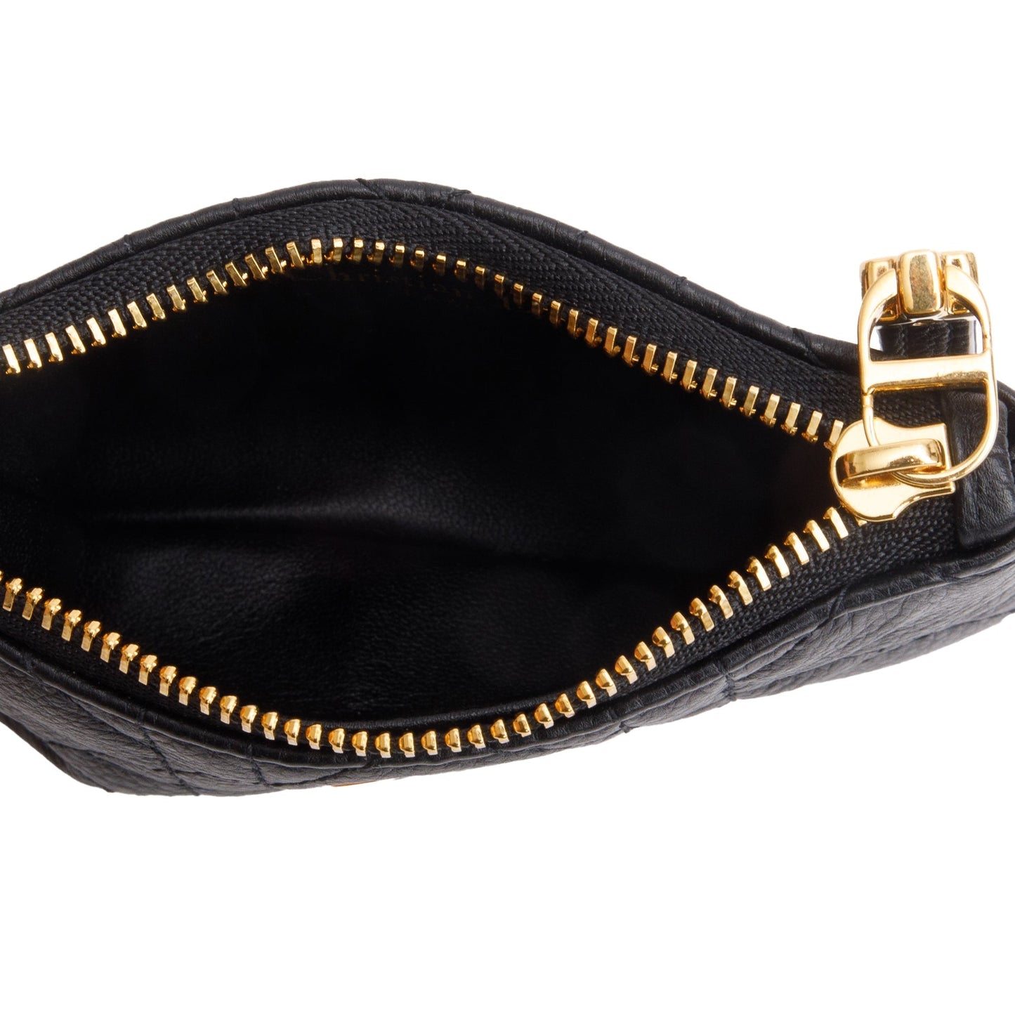 Christian Dior 2021 Black Quilted Leather Caro Multifunctional Pouch