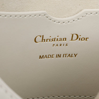 Christian Dior 2021 Latte Box Leather Medium Bobby Bag