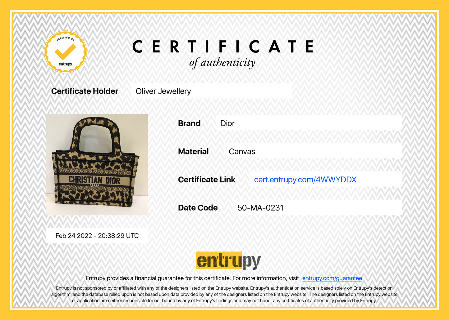 Christian Dior 2021 Mizza Mini Book Tote
