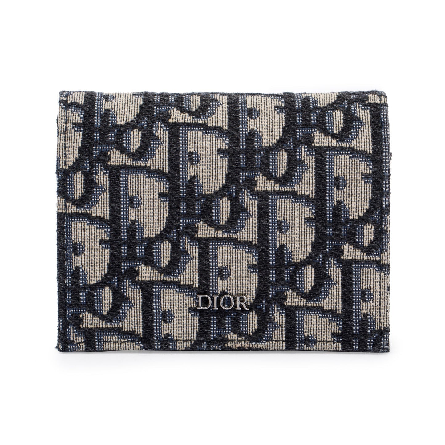 Christian Dior 2021 Oblique Jacquard Nano Flap Card Case