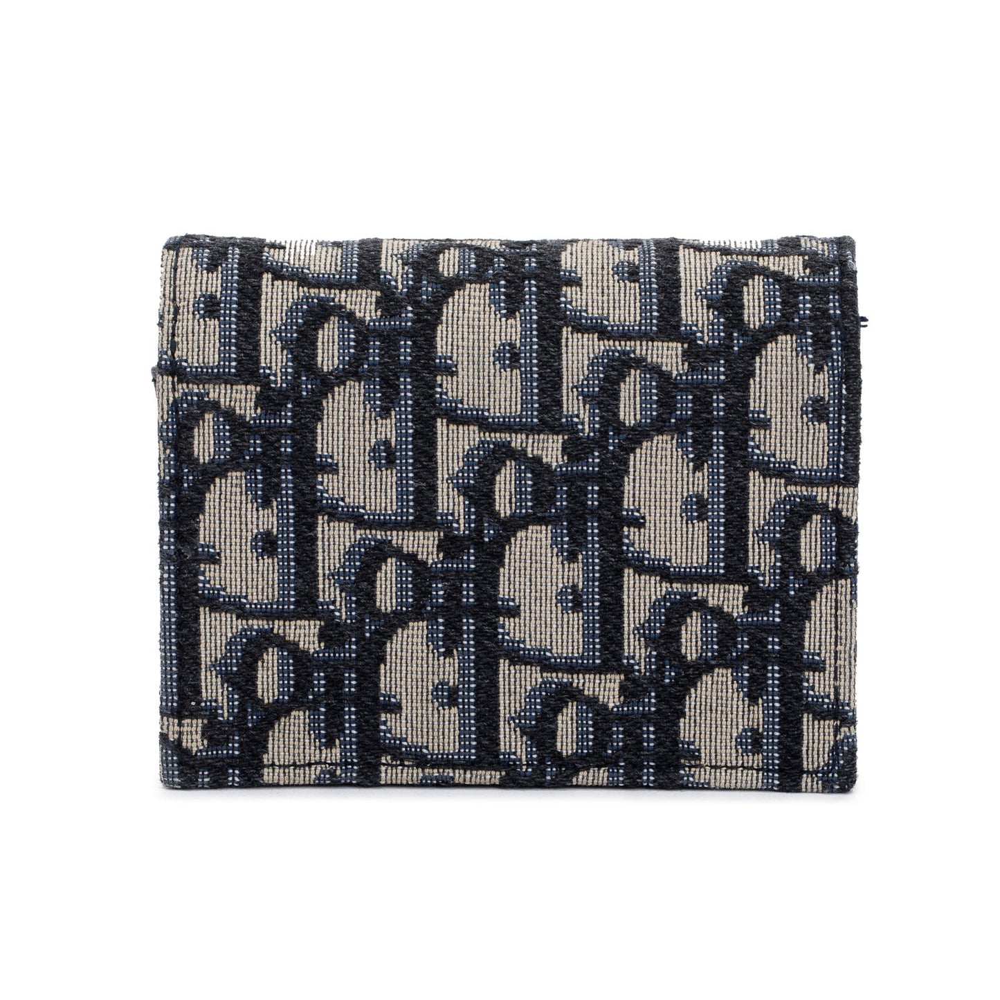 Christian Dior 2021 Oblique Jacquard Nano Flap Card Case