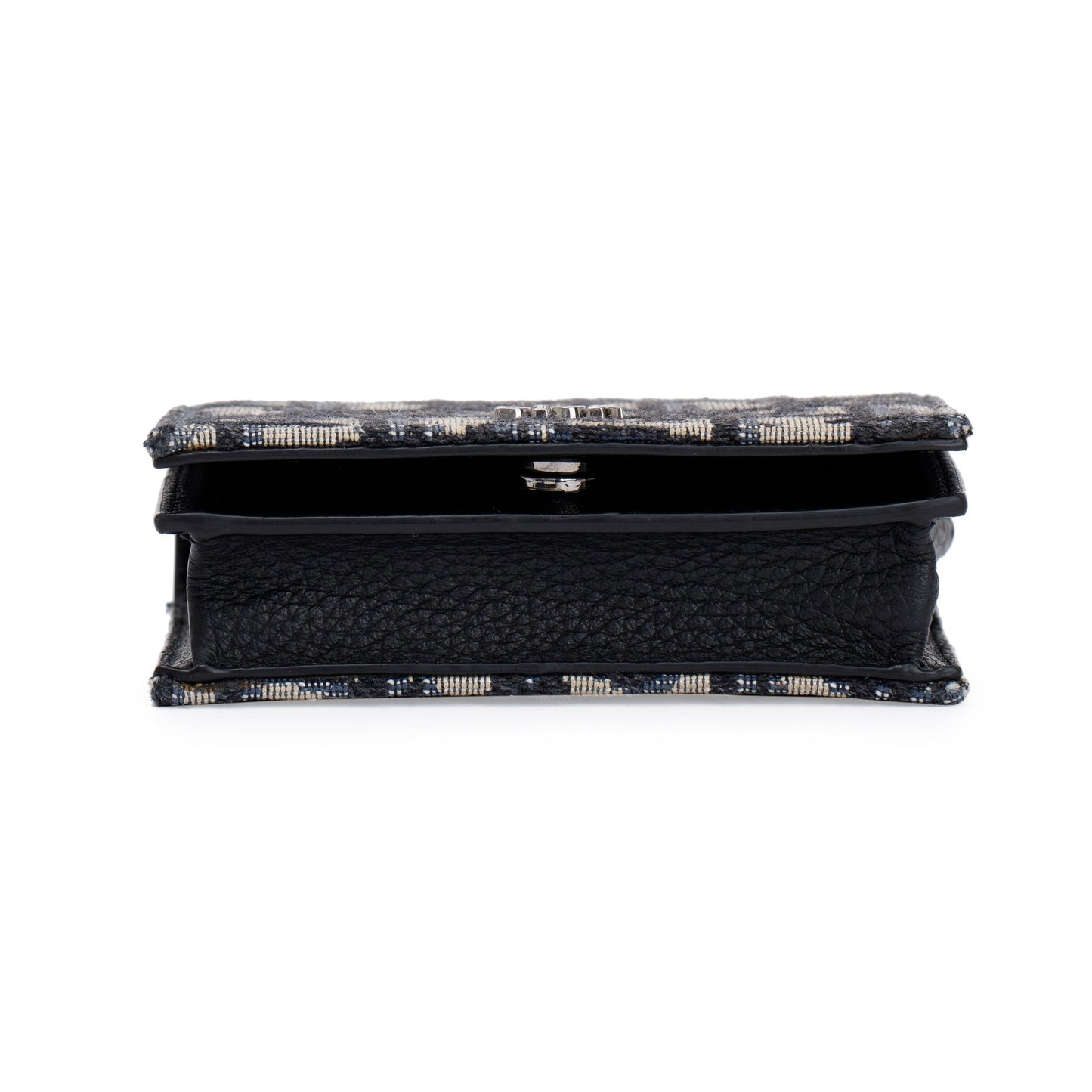 Christian Dior 2021 Oblique Jacquard Nano Flap Card Case