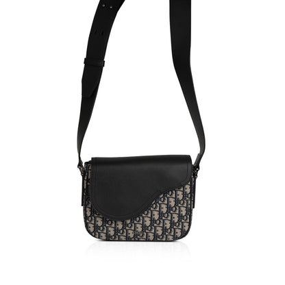 Christian Dior 2021 Oblique Mini Saddle Messenger Bag