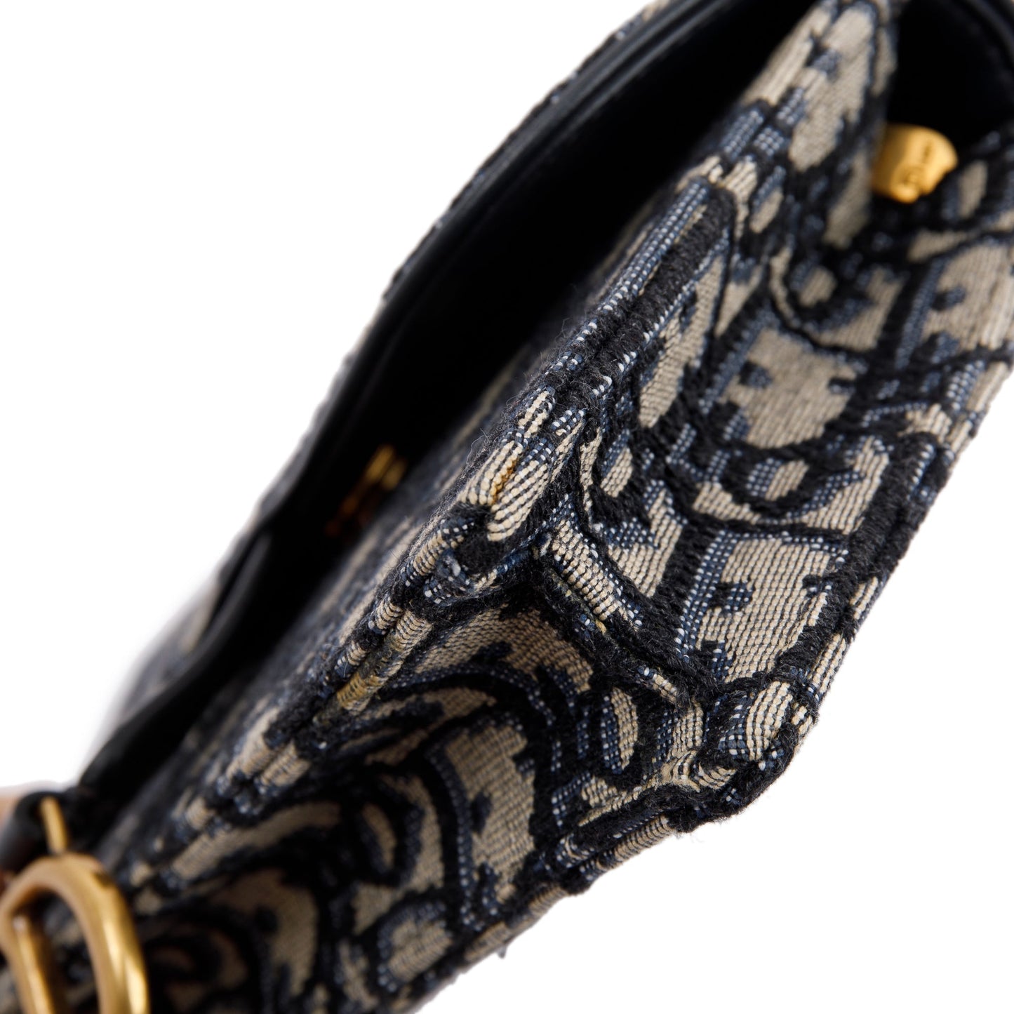 Christian Dior 2021 Oblique Saddle Belt Pouch