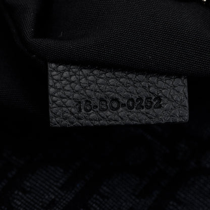 Christian Dior 2022 Black Oblique Jacquard Saddle Bag