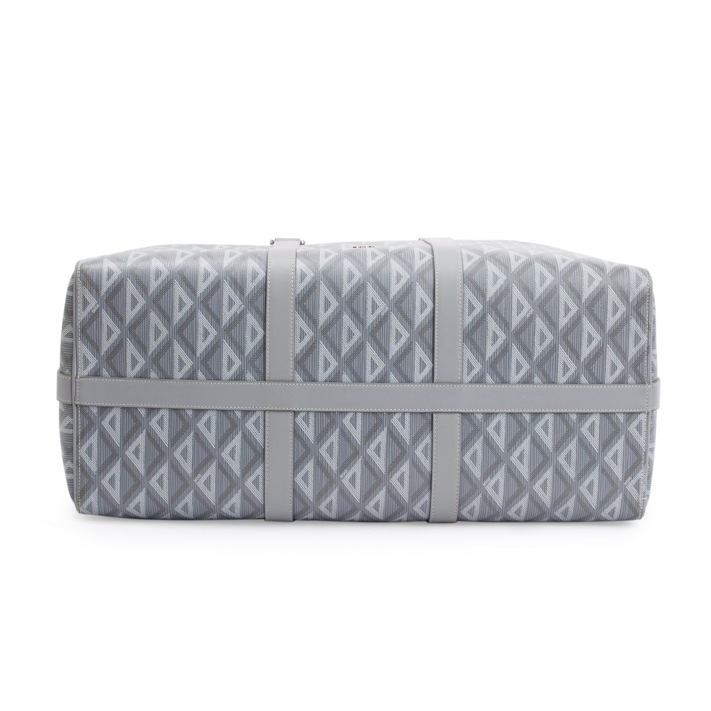 Christian Dior 2022 Gray CD Diamond Lingot 50 Duffle Bag