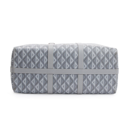 Christian Dior 2022 Gray CD Diamond Lingot 50 Duffle Bag