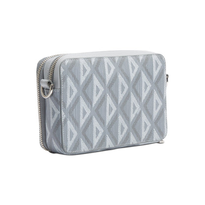 Christian Dior 2022 Grey CD Diamond Coated Canvas Crossbody Pouch