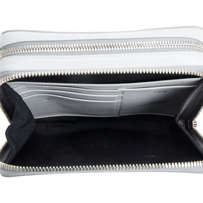 Christian Dior 2022 Grey CD Diamond Coated Canvas Crossbody Pouch