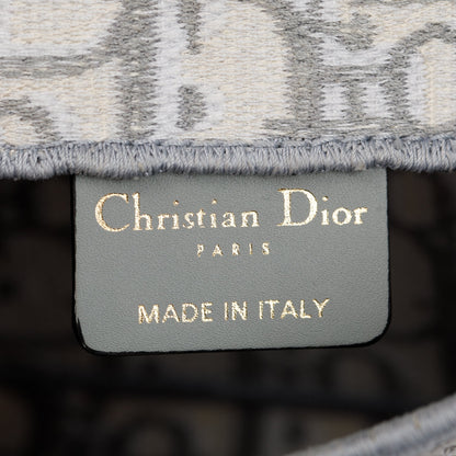 Christian Dior 2022 Grey Oblique Slim Saddle Belt Pouch