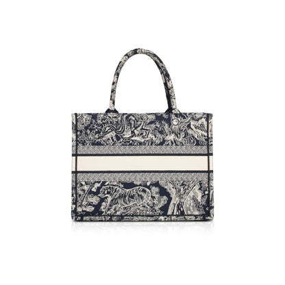 Christian Dior 2022 Medium Toile de Jouy Reverse Book Tote
