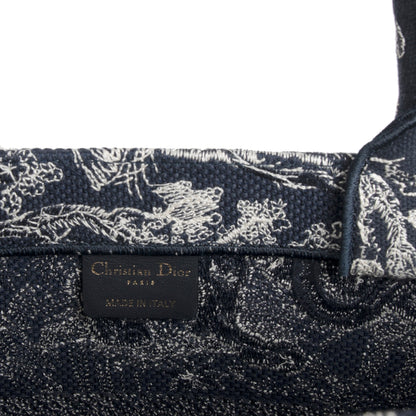 Christian Dior 2022 Medium Toile de Jouy Reverse Book Tote