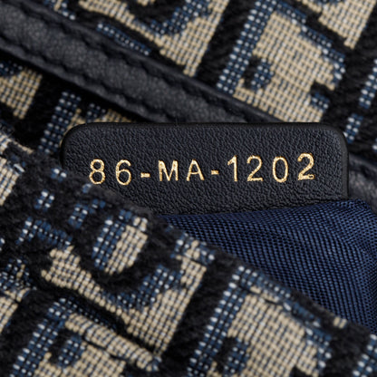 Christian Dior 2022 Navy Oblique 30 Montaigne 2-In-1 Pouch Bag