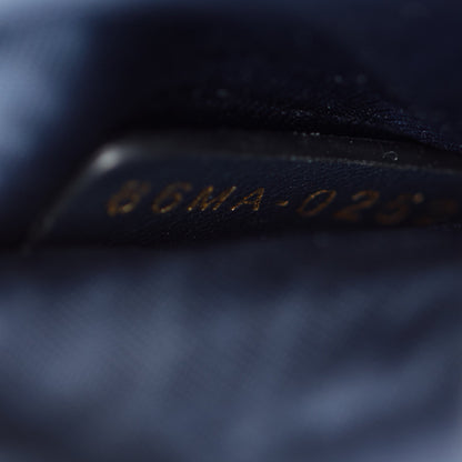 Christian Dior 2022 Navy Oblique 30 Montaigne 2-In-1 Pouch Bag
