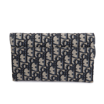 Christian Dior 2022 Oblique Long Saddle Wallet on Chain