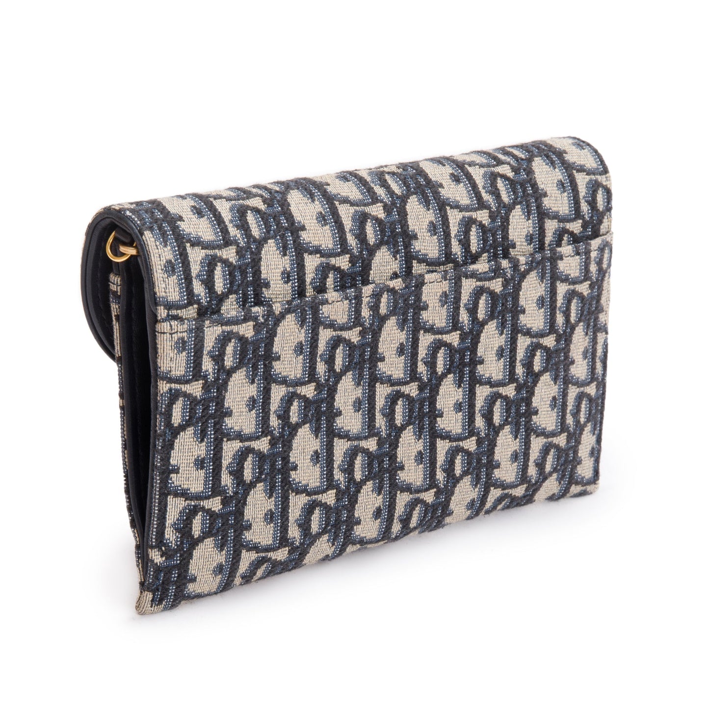 Christian Dior 2022 Oblique Long Saddle Wallet on Chain