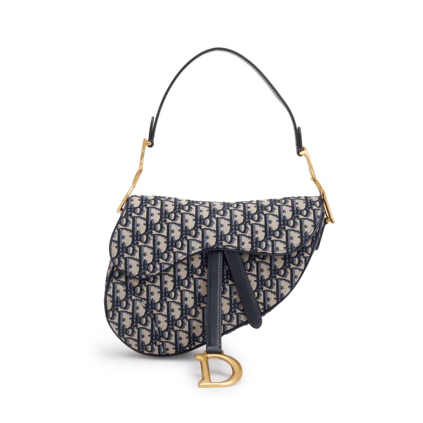 Christian Dior 2022 Oblique Medium Saddle Bag