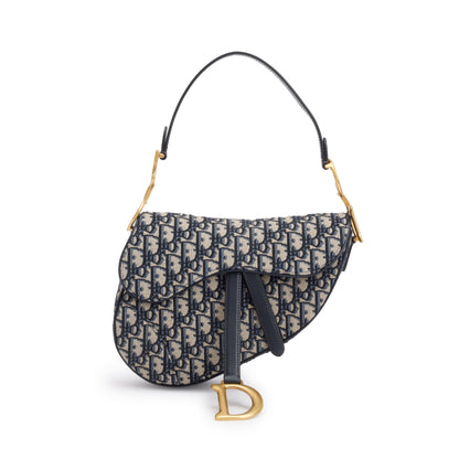 Christian Dior 2022 Oblique Medium Saddle Bag
