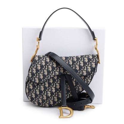 Christian Dior 2022 Oblique Medium Saddle Bag