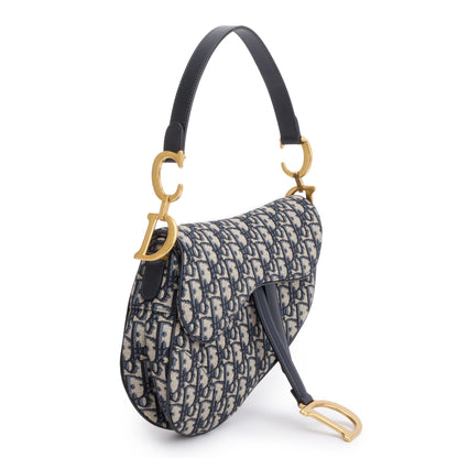 Christian Dior 2022 Oblique Medium Saddle Bag