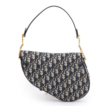 Christian Dior 2022 Oblique Medium Saddle Bag