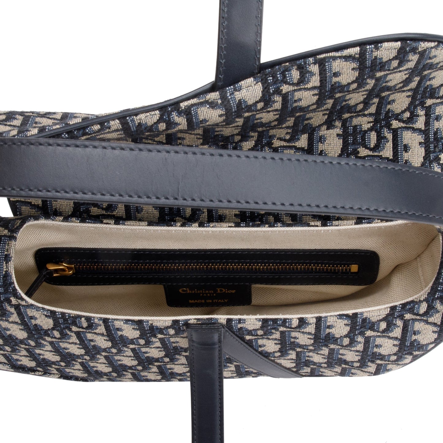 Christian Dior 2022 Oblique Medium Saddle Bag