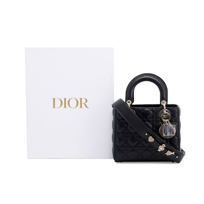 Christian Dior 2022 Small My Lady Dior Lucky Badges Bag