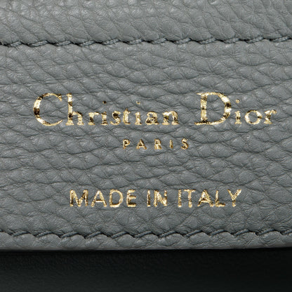 Christian Dior 2022 Stone Gray Supple Cannage Calfskin Leather Medium Dior Caro Bag